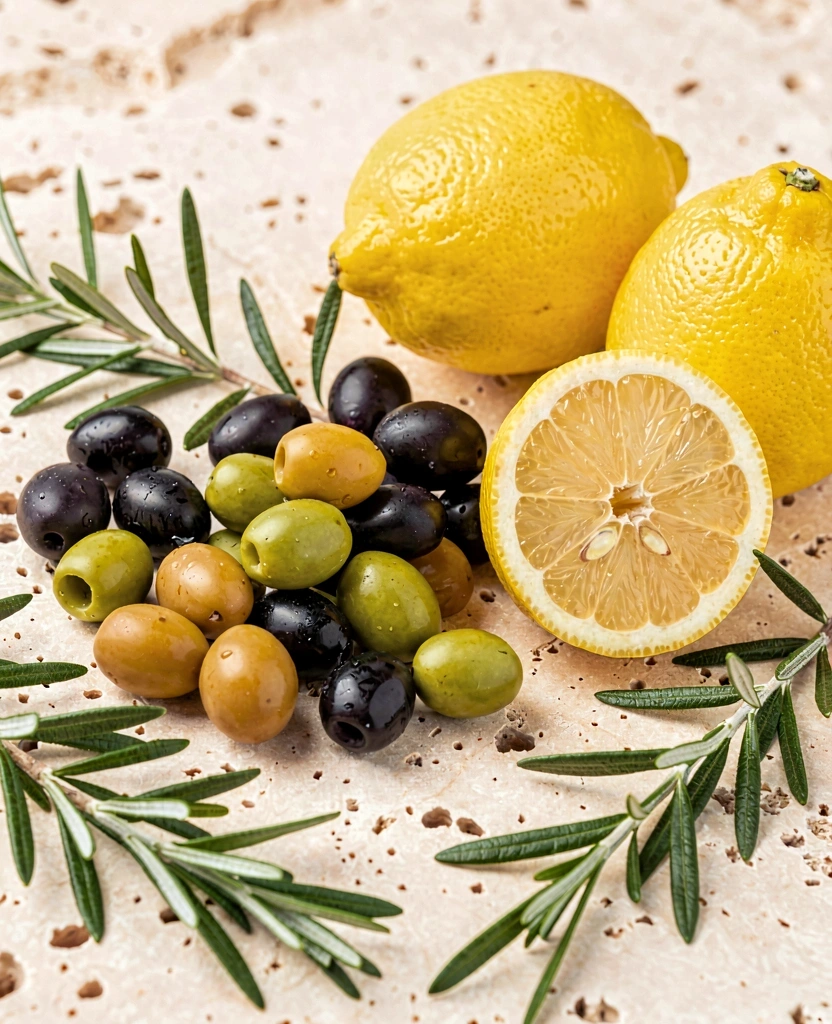 Ingredienti naturali freschi